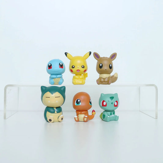 6pcs Pokémon Pikachu in Disguise Figures