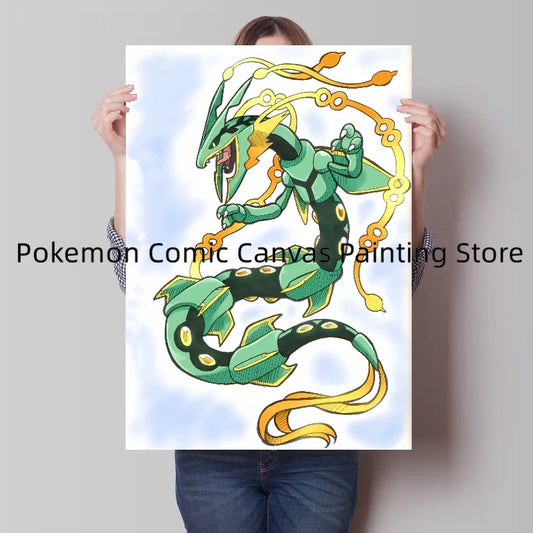 Pokémon Rayquaza Canvas Art