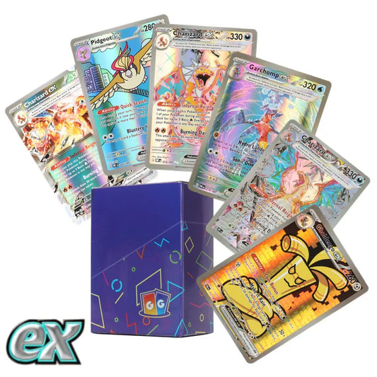 60–100Pcs English Pokémon Cards