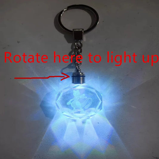 Pokémon Crystal Luminous Keychain Figures