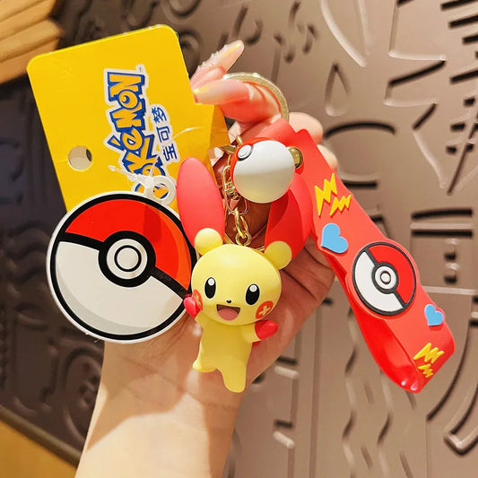 6-Style Pokémon Keychain Set