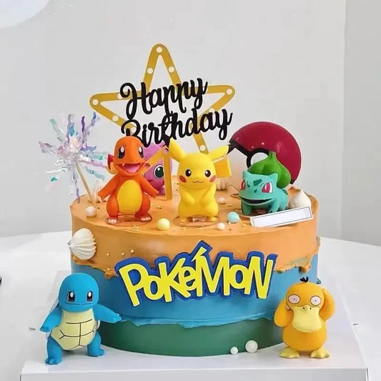 13Pcs Pokemon Cake Topper Set