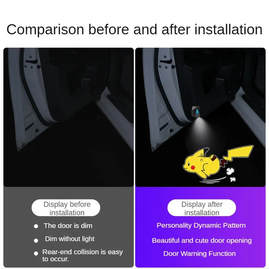 Pikachu LED Car Door Projector