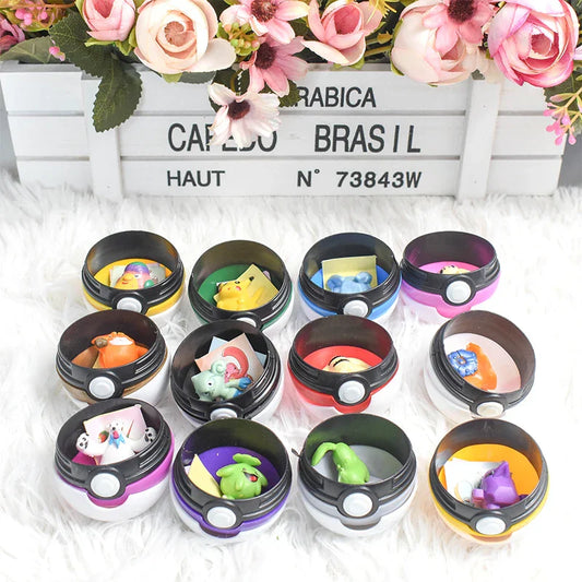 12-Piece Pokémon Poké Ball Figure Set