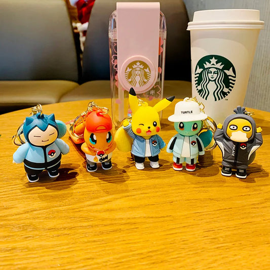 Pokémon Anime Keychain Figures