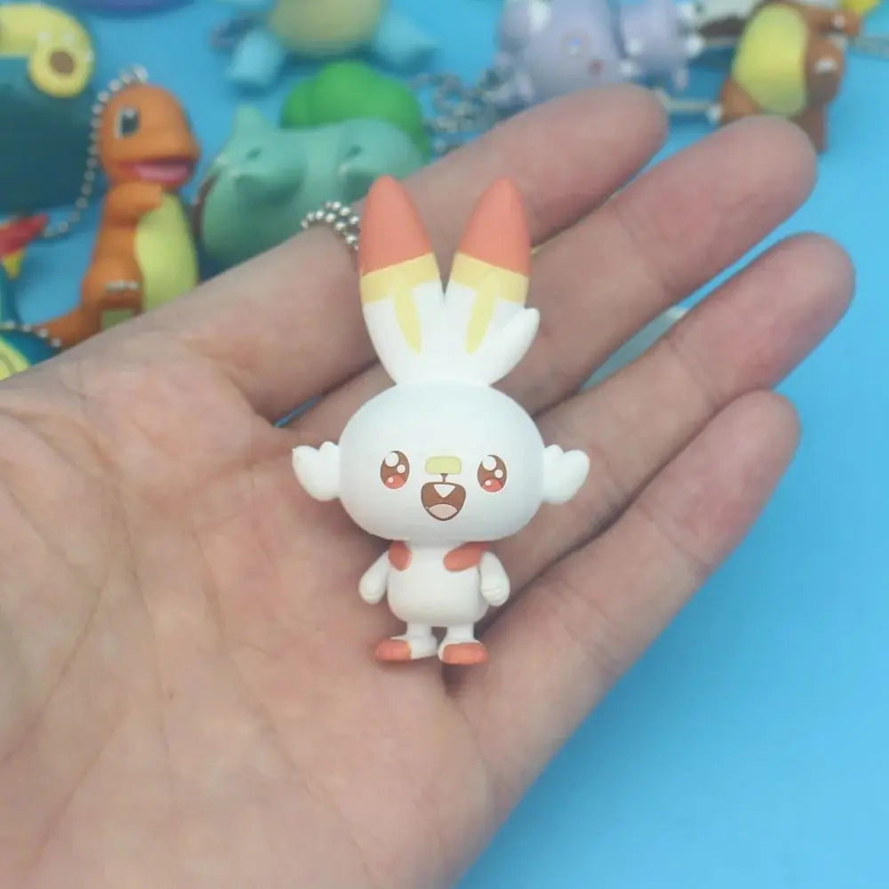 Japan Pokémon Figures Keychain Set - Image 9