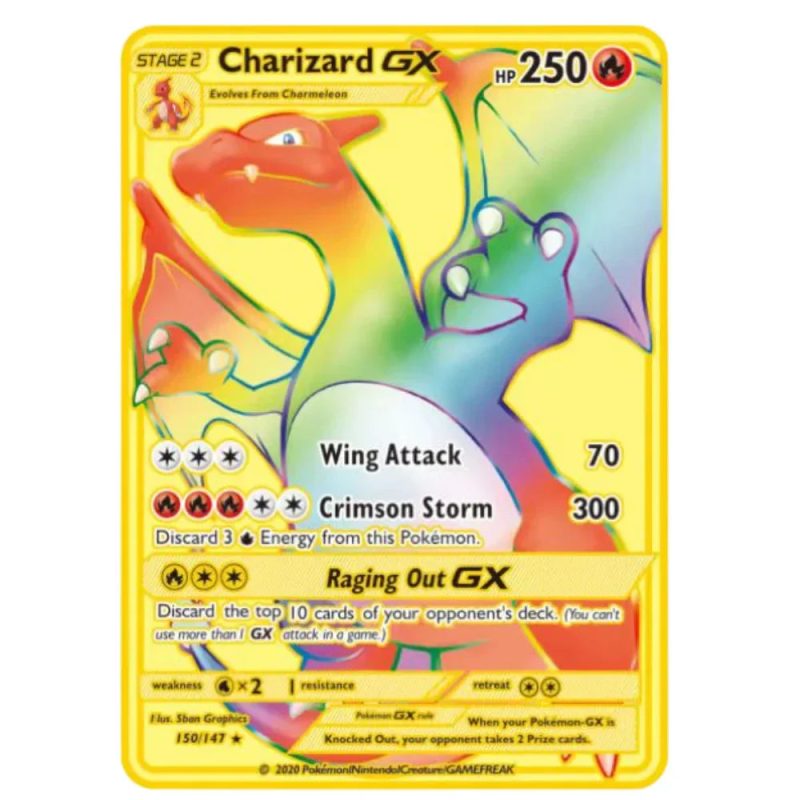 English 10,000 Points GX VMAX Metal Pokémon Card - Image 15