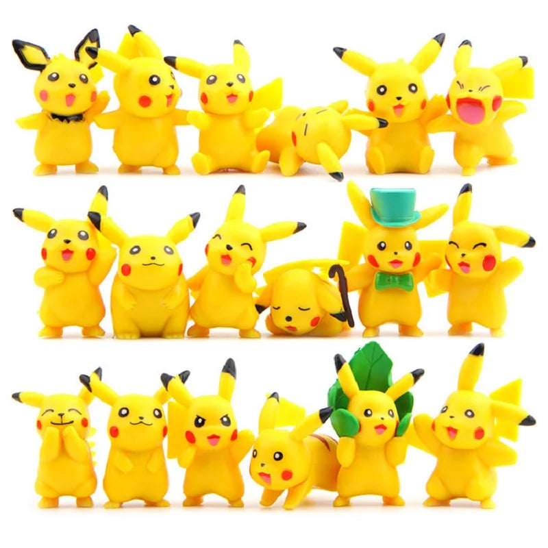 18-Piece Pokémon Pikachu Action Figure Set