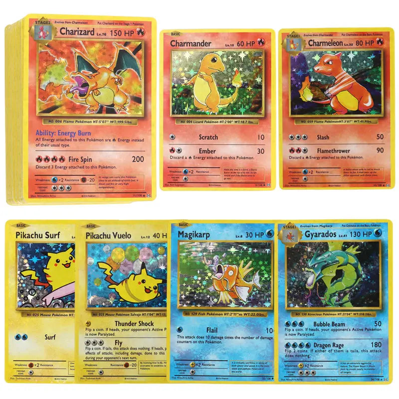 1996 1st Edition Pokémon Foil Flash Card Set