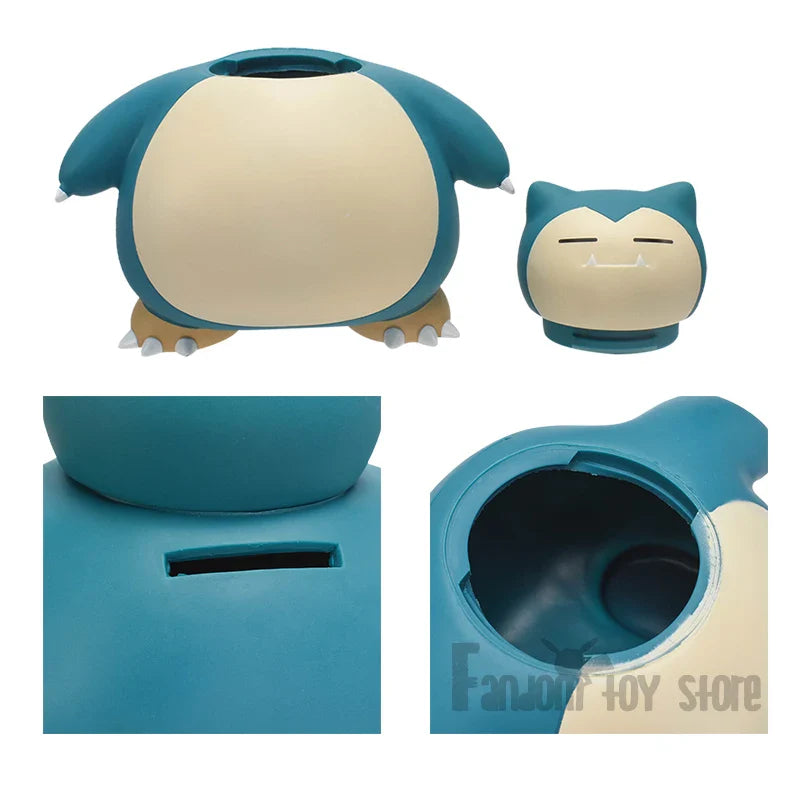 Snorlax Coin Bank – Cute Sitting & Standing Piggy Bank - Image 3