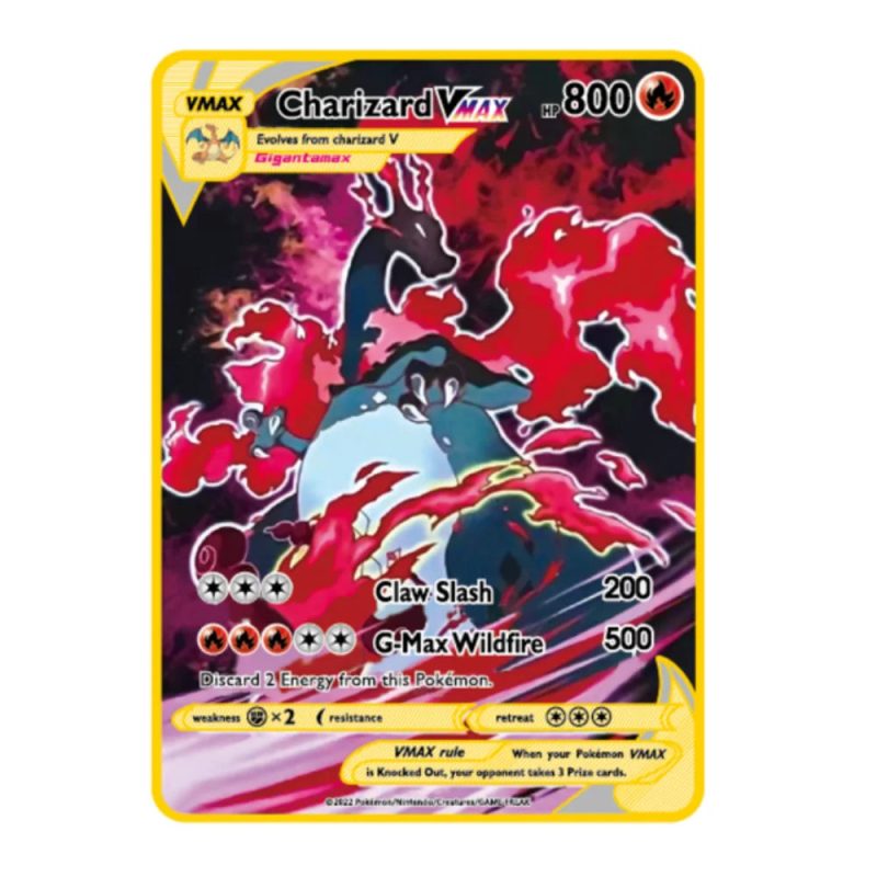 English 10,000 Points GX VMAX Metal Pokémon Card - Image 8