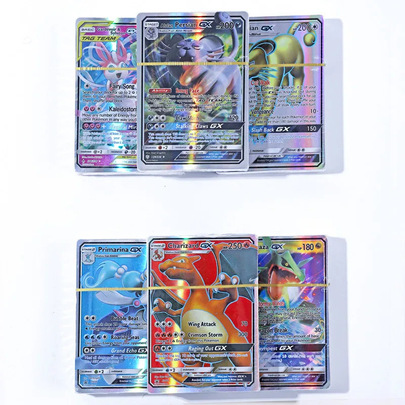 100/200Pcs MEGA VMAX Shiny Pokémon Cards - Image 2