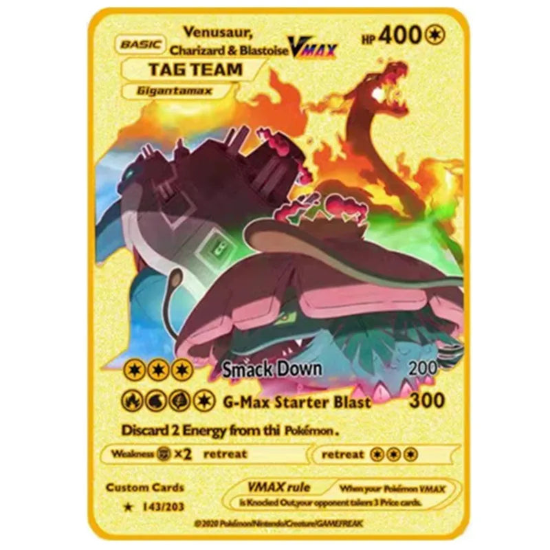 Pokemon Metal Collectible Cards - Image 2