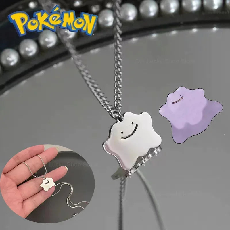 Pokemon Ditto Titanium Steel Pendant