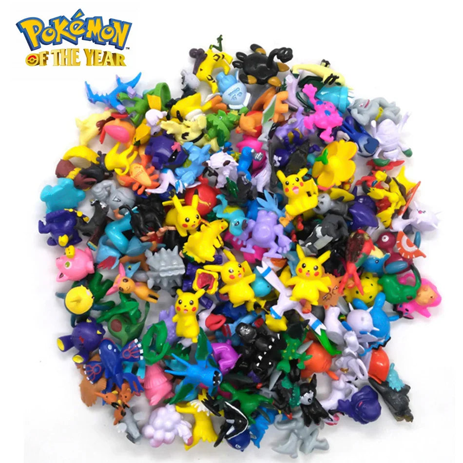 24–144pcs Pokémon Mini Action Figures