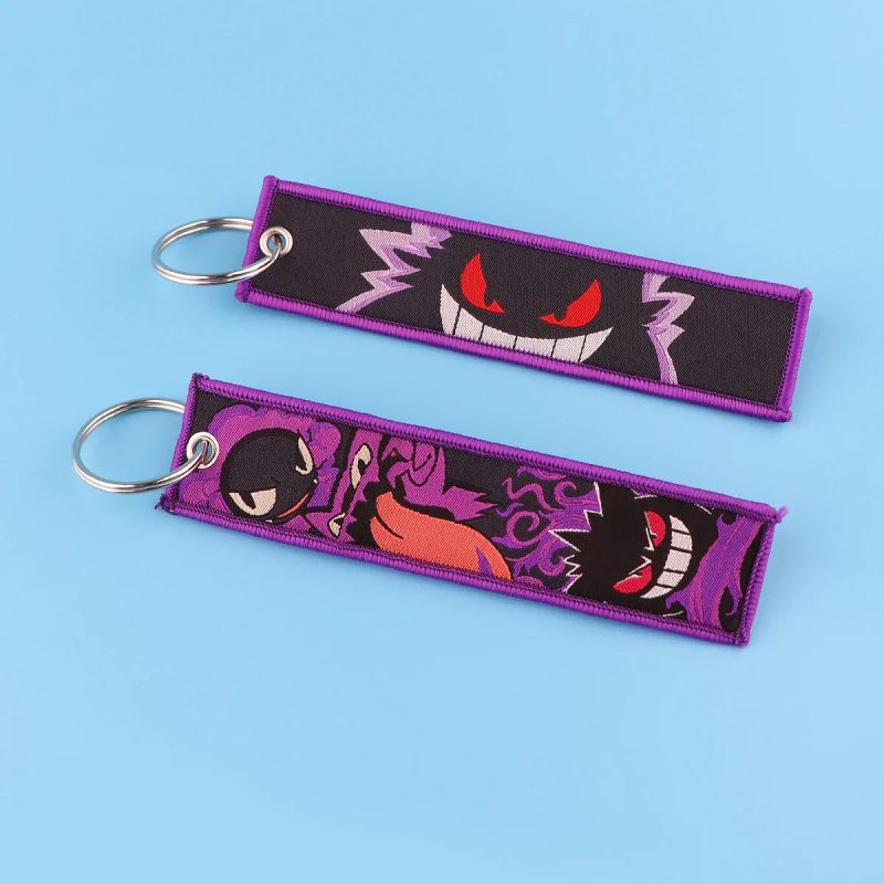 Cute Gengar Key Tag – Anime Keychain - Image 6