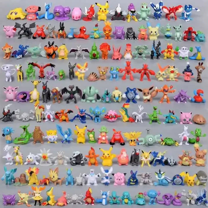 24-144pcs Pokémon Mini Figures