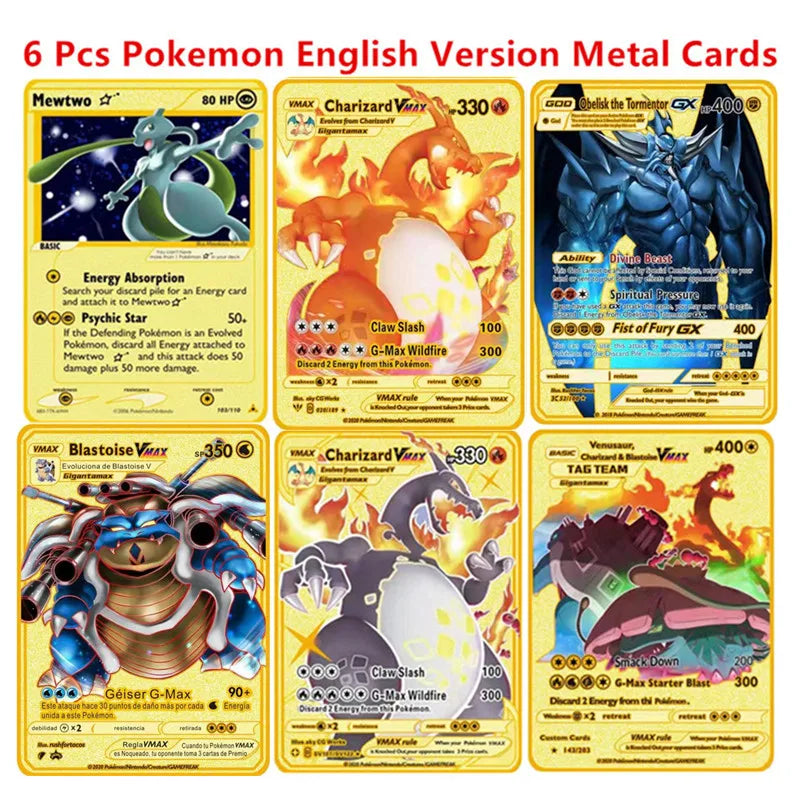 Pokémon English Metal Game Collection Cards - Image 5