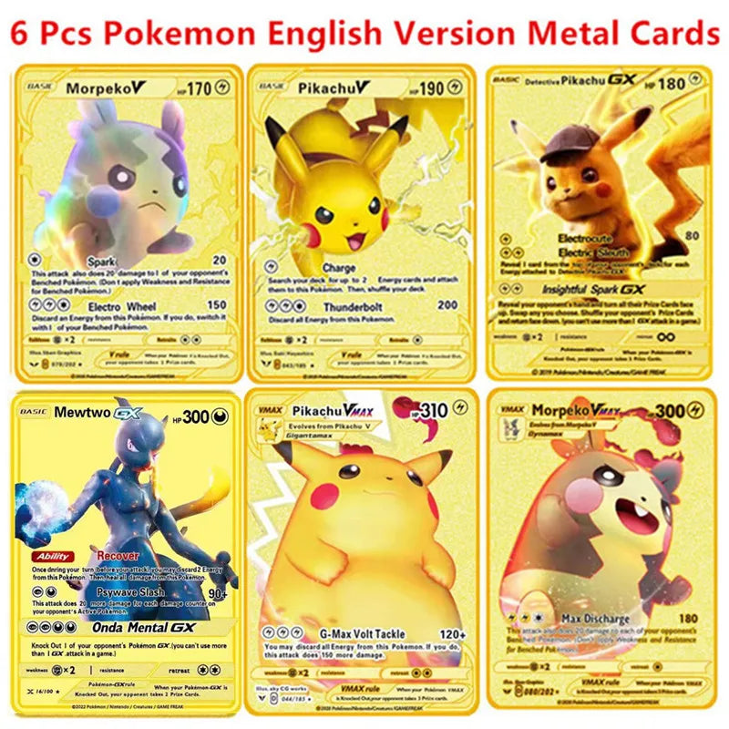 Pokémon English Metal Game Collection Cards - Image 31