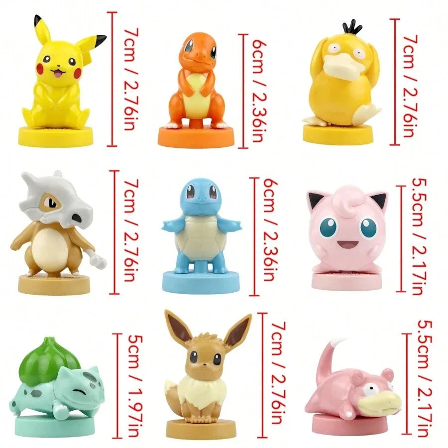 9 Styles Genuine Pokémon Seal Series Figures - Image 2