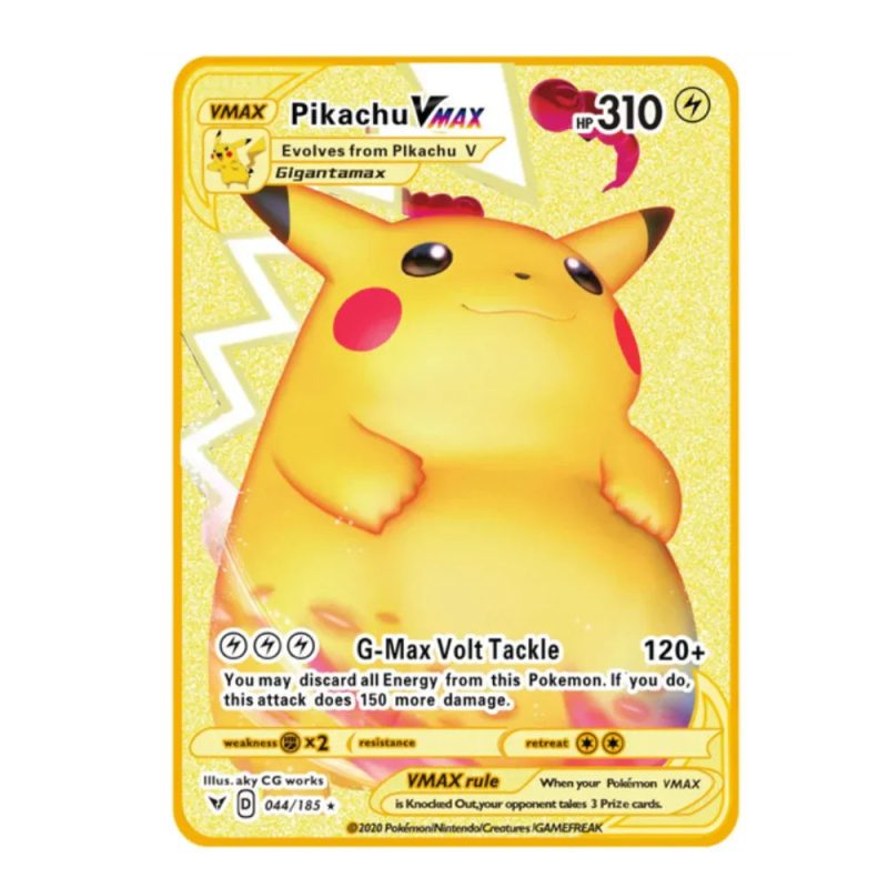 English 10,000 Points GX VMAX Metal Pokémon Card - Image 28
