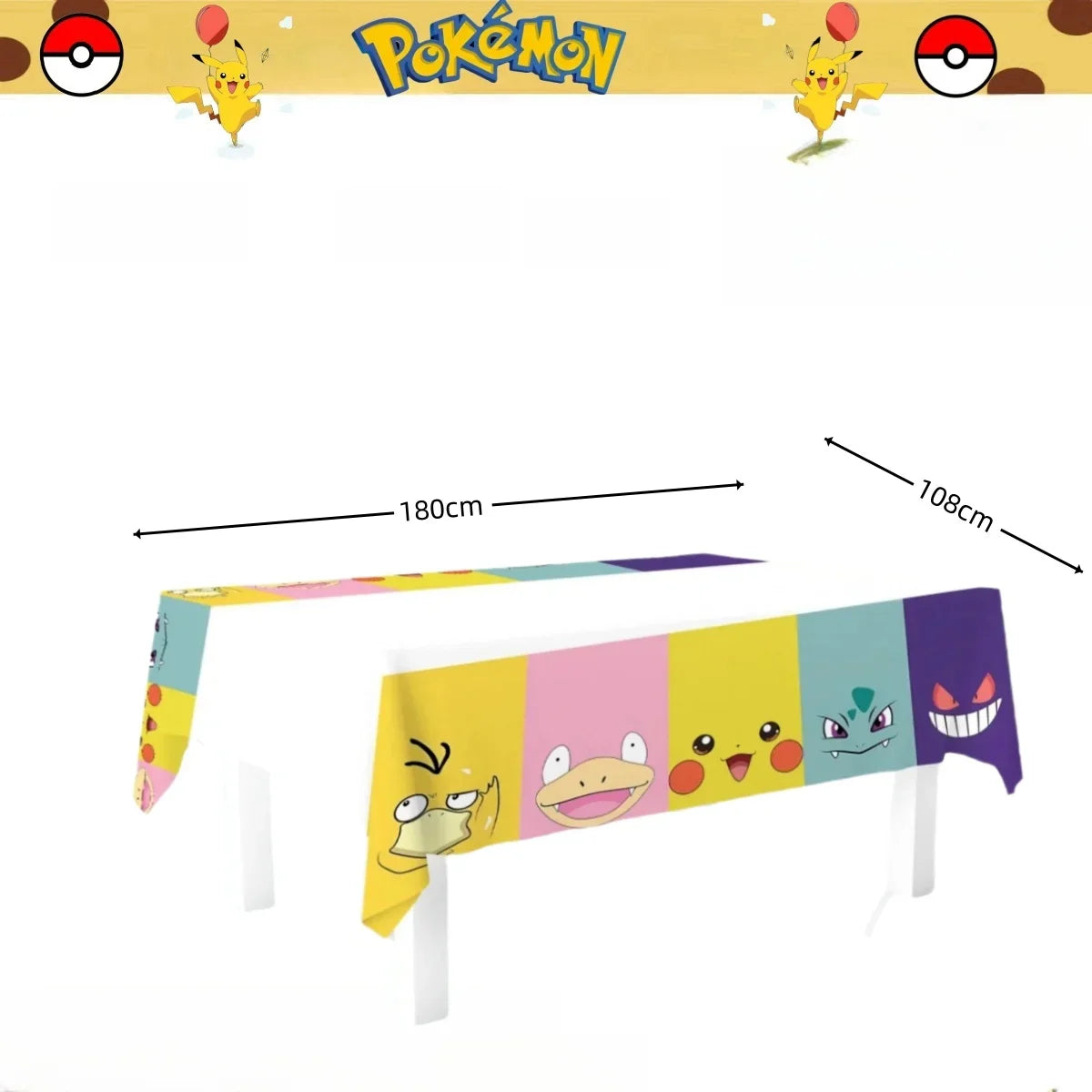 Pokémon Party Tablecloth - Image 3