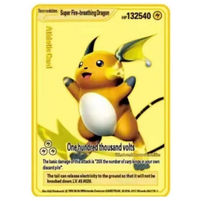 English 10,000 Points GX VMAX Metal Pokémon Card - Image 39