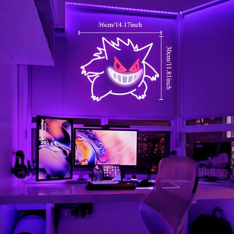 Gorgon Ghost Cartoon Neon Sign – LED Light - Image 2