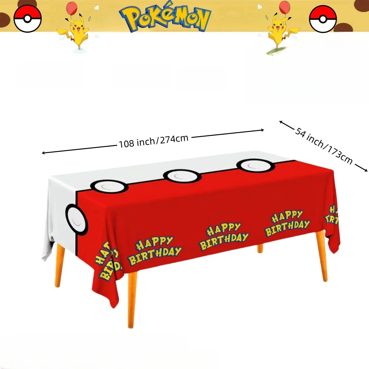 Pokémon Party Tablecloth - Image 9