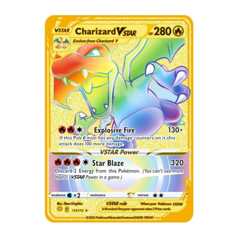 English 10,000 Points GX VMAX Metal Pokémon Card - Image 37