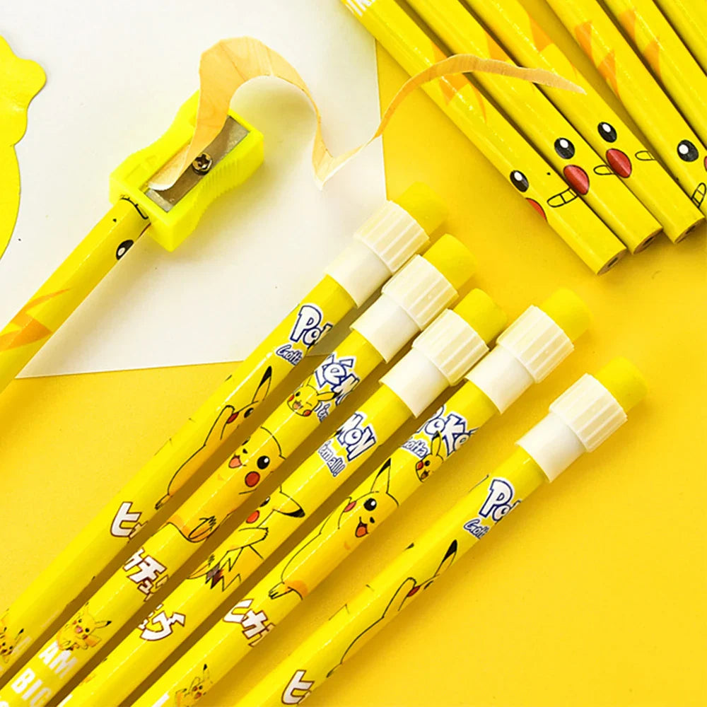 12pcs Pokémon Pikachu Cartoon Pencil Set - Image 3