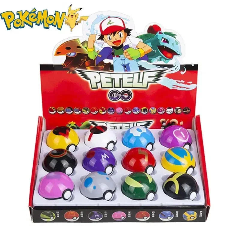 Pokémon Figure Set – 12pcs Pikachu & Poké Ball Collection - Image 6