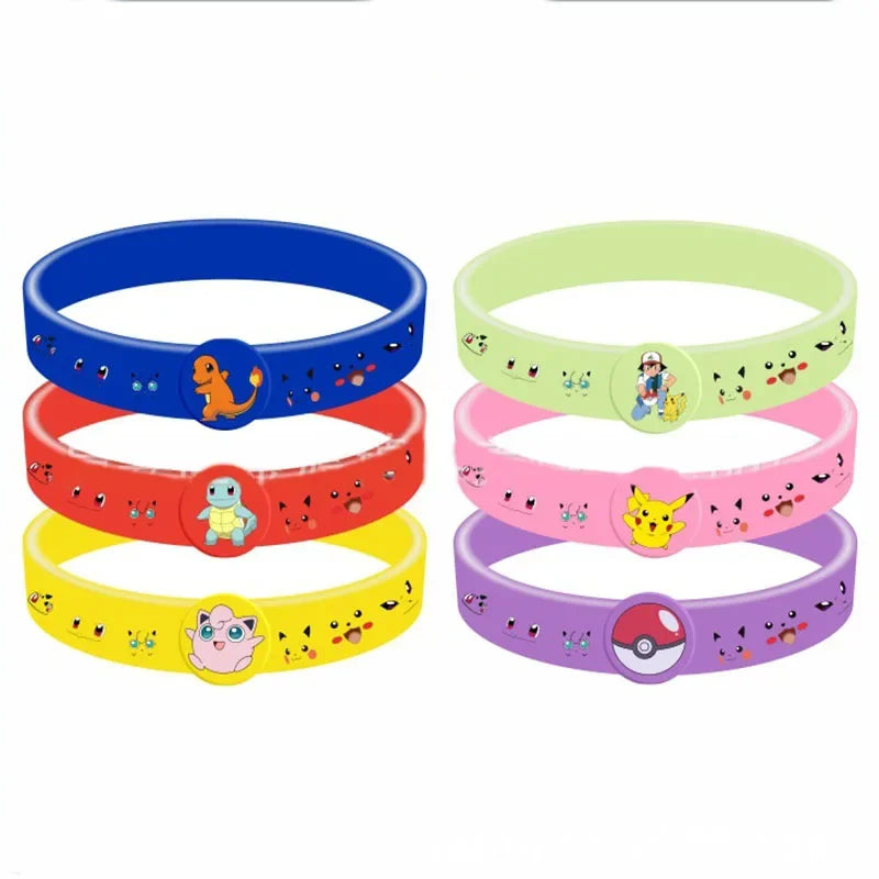 12pcs Pokémon Silicone Bracelets - Image 4