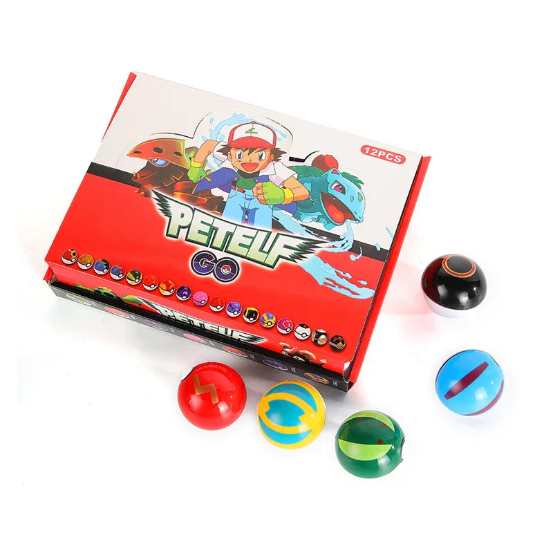12-Piece Pokémon Poké Ball Figure Set - Image 3