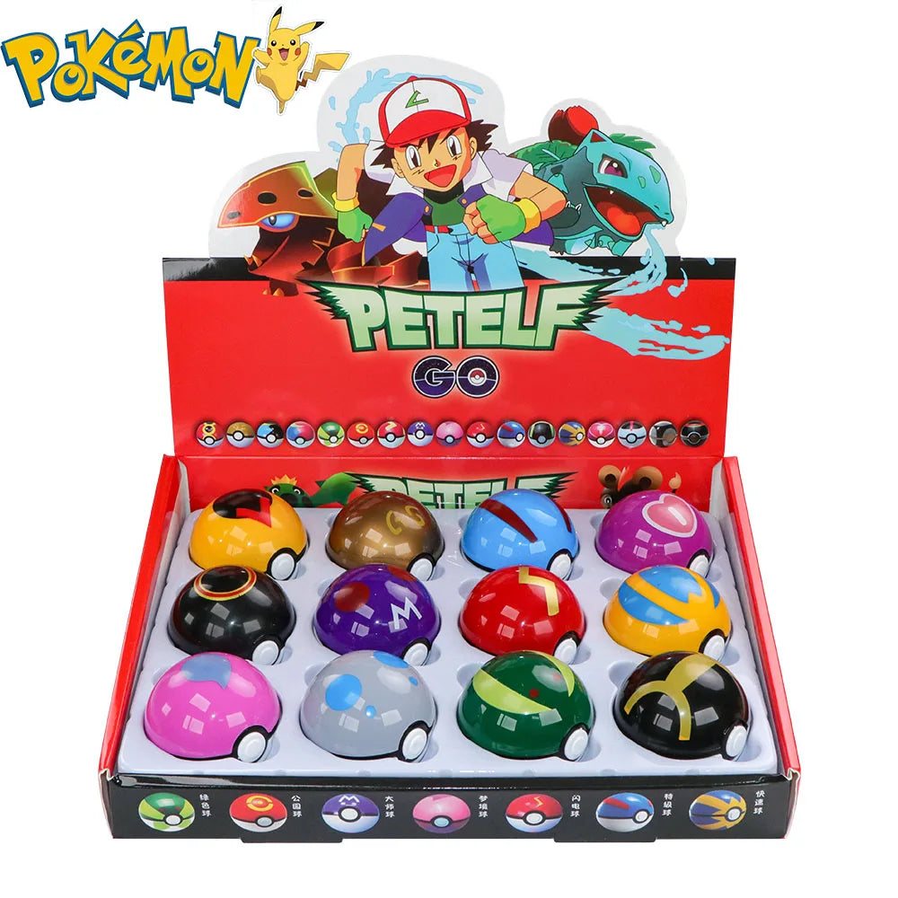 Pokémon Figure Set – 12pcs Pikachu & Poké Ball Collection