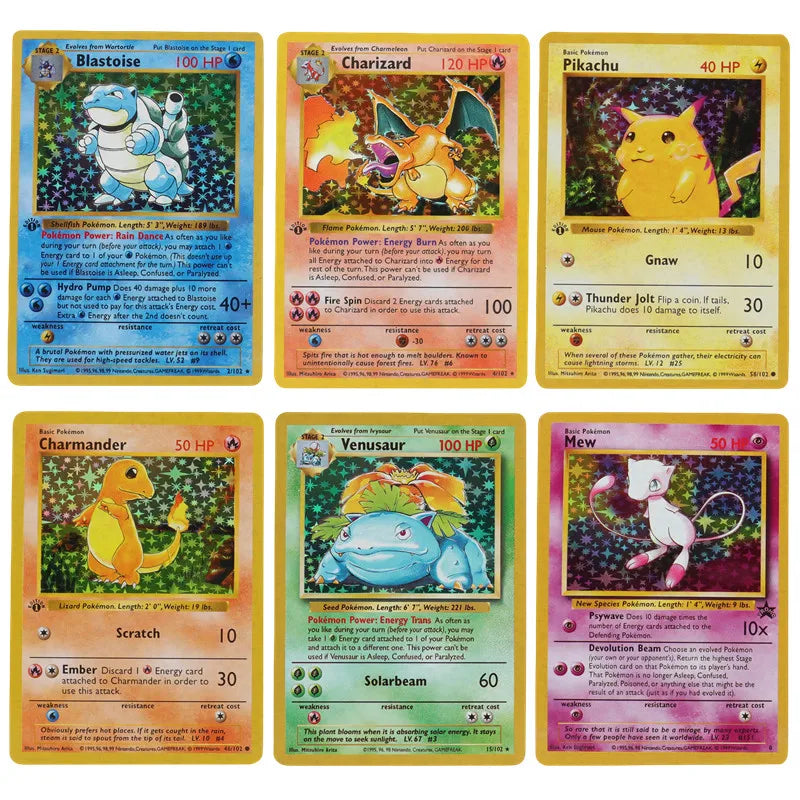 151Pcs 1996 First Generation Pokémon Card Set - Image 3