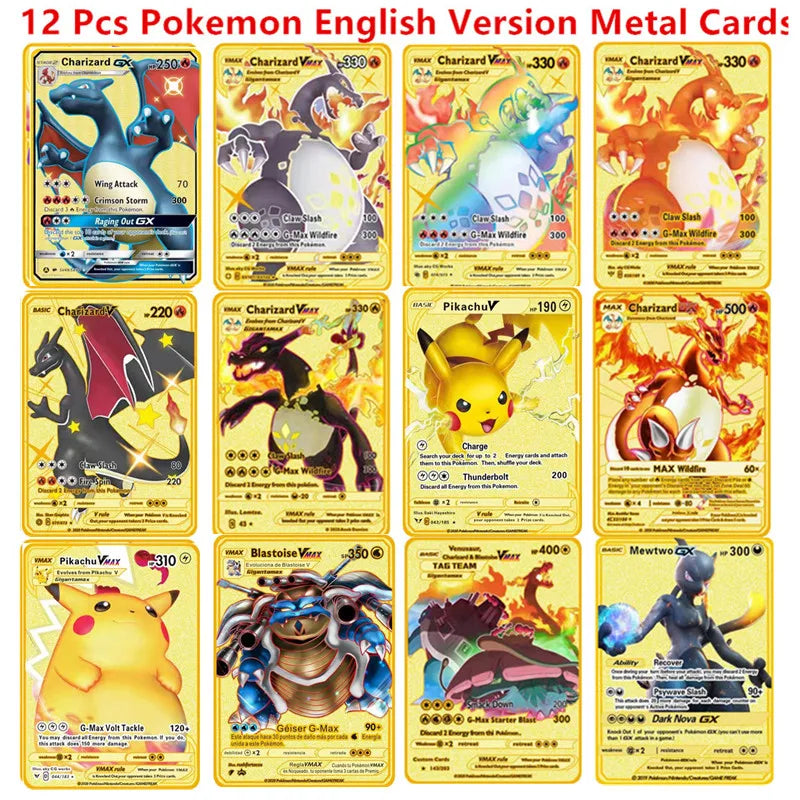 Pokemon Metal Collectible Cards - Image 12