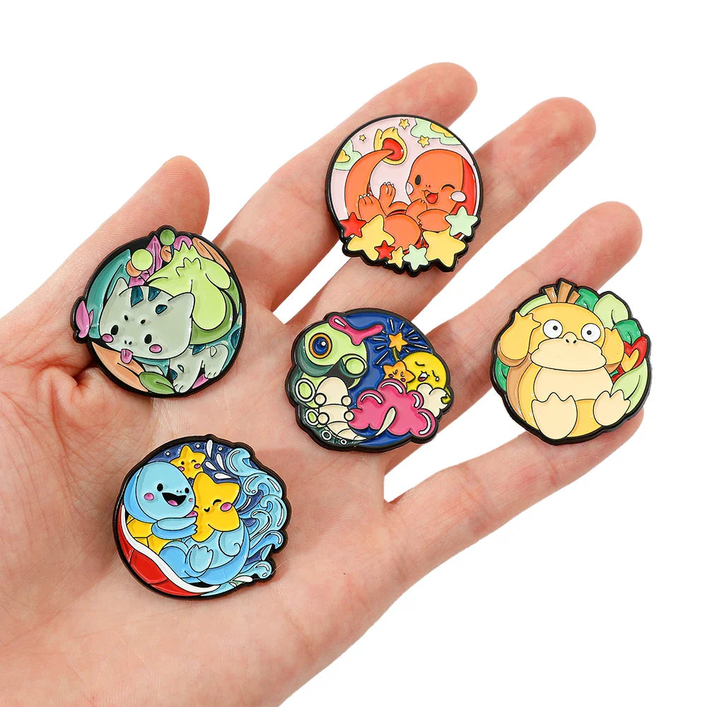 Pokémon Metal Brooch Set - Image 3
