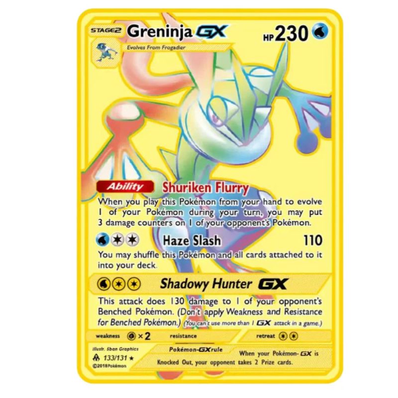 English 10,000 Points GX VMAX Metal Pokémon Card - Image 10