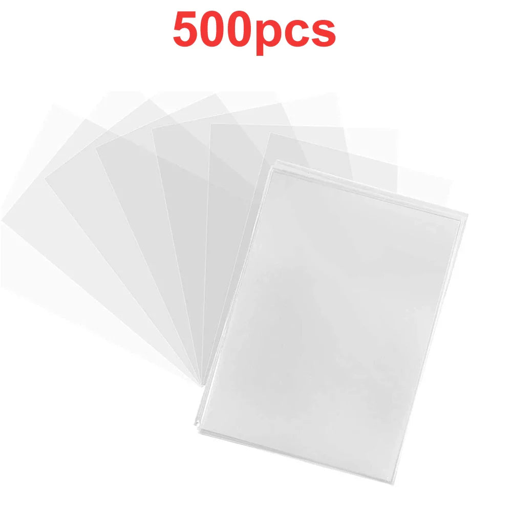 100 Pcs Transparent Card Sleeves - Image 9