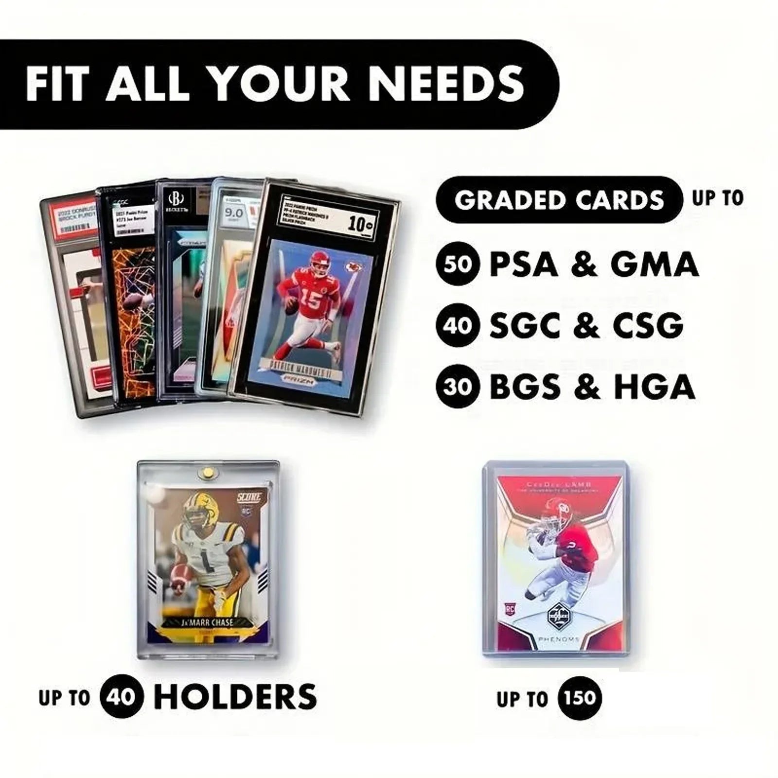 Graded Card Storage Box Organizer - Image 4