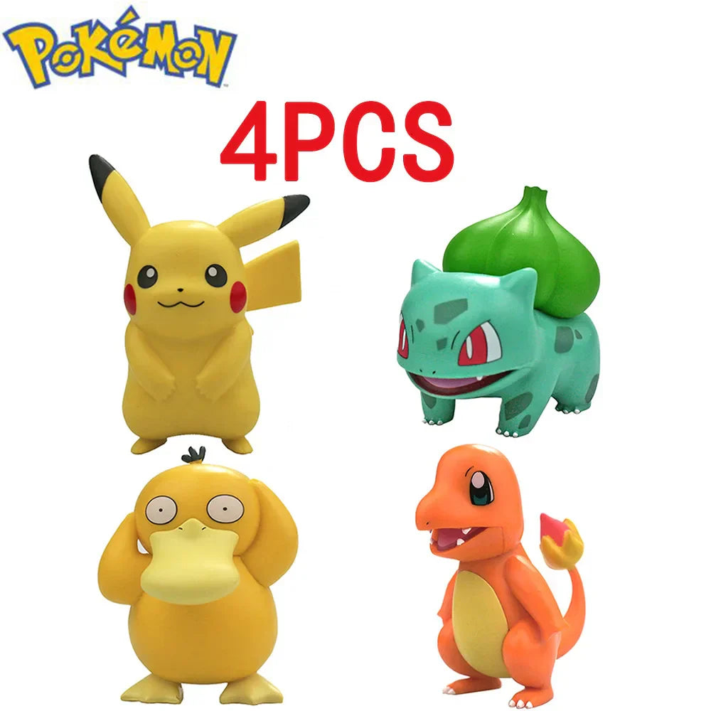 4pcs Pokémon Pikachu Figure Set