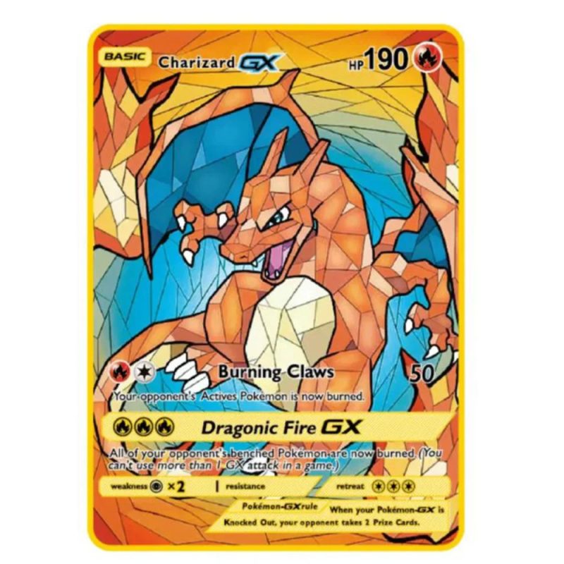 English 10,000 Points GX VMAX Metal Pokémon Card - Image 11