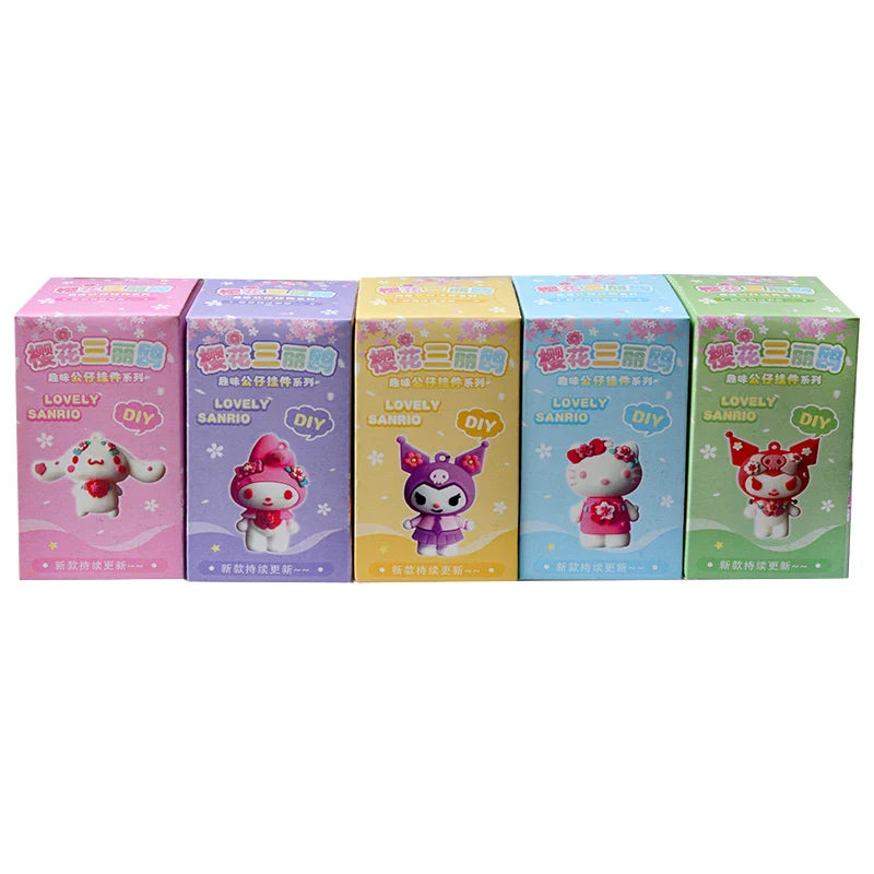 24Pcs Cute Anime Keychain Set - Image 5