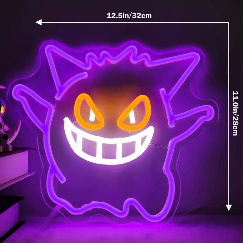 Anime Neon Light Sign – Dimmable Gaming Wall Decor - Image 2
