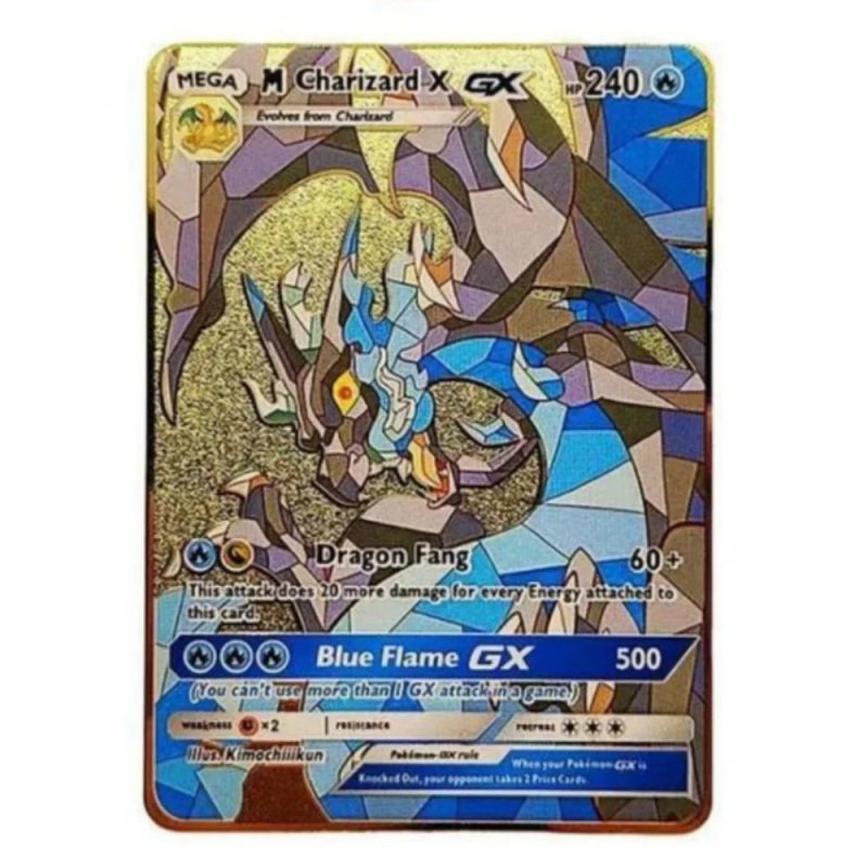 English 10,000 Points GX VMAX Metal Pokémon Card - Image 23