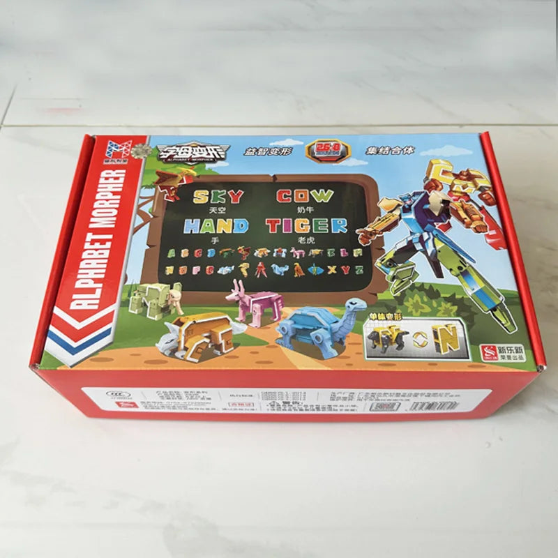 26-Piece GUDI Alphabet Transformer Toy Set - Image 8